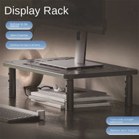Adjustable Height Desk Monitor Stand for Laptops up to 20 Inches