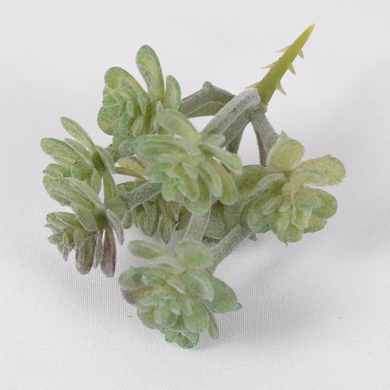Artificial Succulent Plant Green PVC One Piece Desktop Ornament