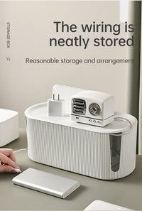 Rectangle Wire and Cable Storage Organizer Box for Earphone and Electric Wires