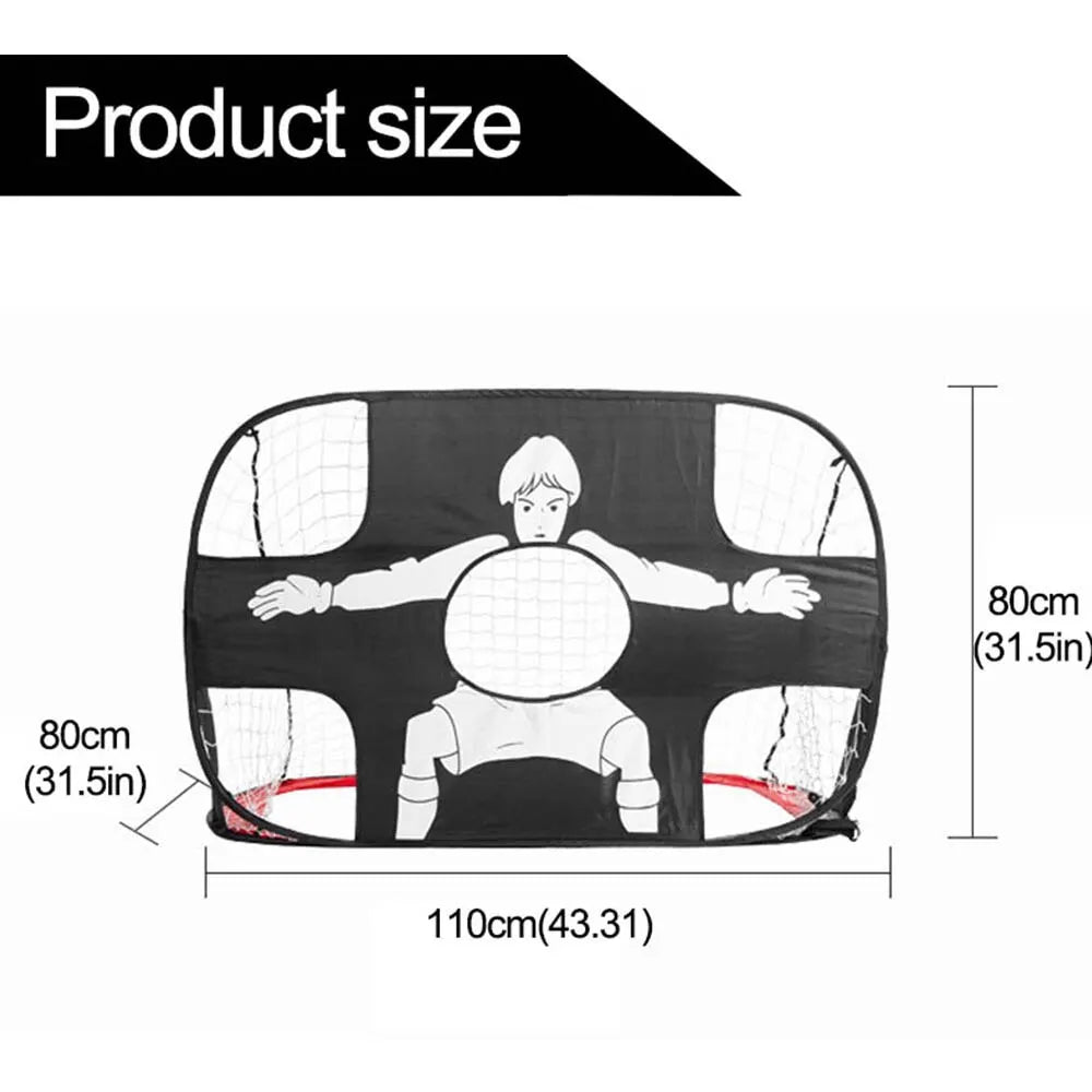 Foldable Football Goal Nylon Soccer Goal Kids and Adults Football Target Net for Playground Backyard Indoor Outdoor Training - Buy online at  Vibe In Cart.