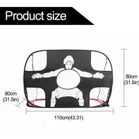 Foldable Football Goal Nylon Soccer Goal Kids and Adults Football Target Net for Playground Backyard Indoor Outdoor Training - Buy online at  Vibe In Cart.