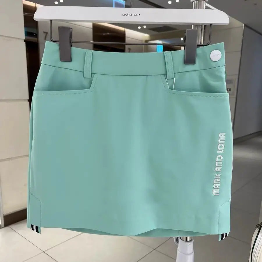 Slimming Golf Skort - A-Line Shape Tech + Built-in Shorts, On/Off Course Wear