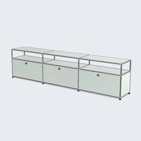 Metal TV Stand Corner Cabinet for Living Room Storage
