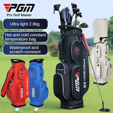 Golf Bag Waterproof Lightweight Nylon 128cm Height Large Capacity
