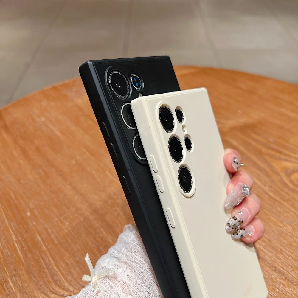 Liquid Silicone Shockproof Soft Protective Phone Case With Camera Protection