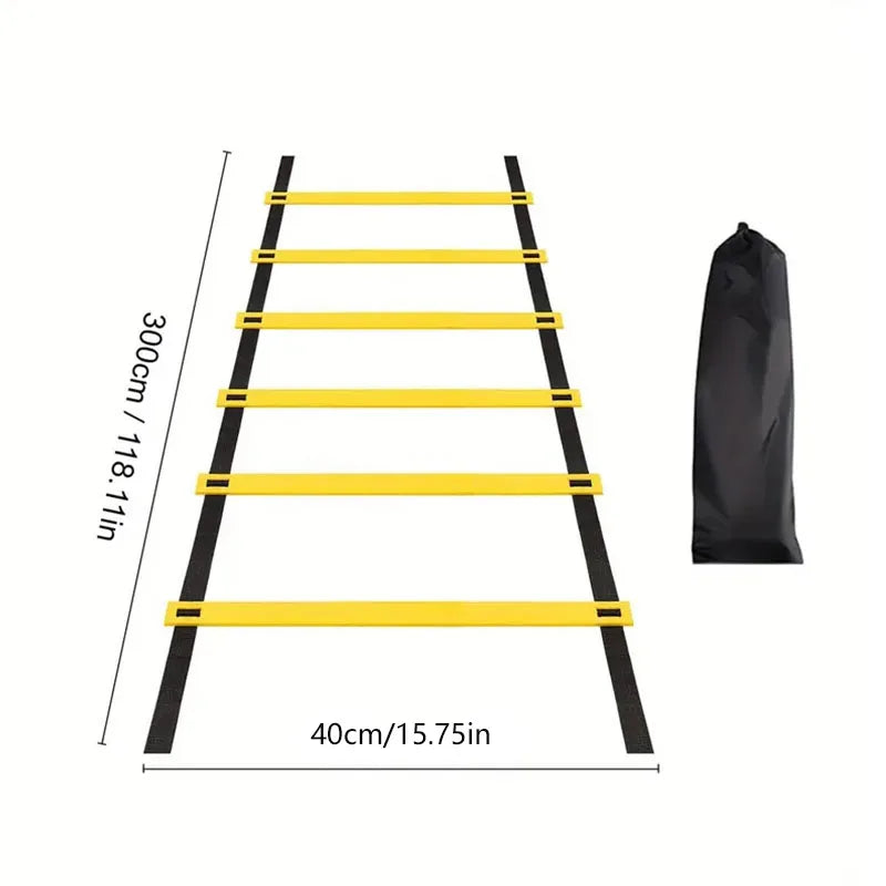 Sports Agility Ladder Football Adjustable Nylon Strap Jumping Ladder Speed  Fitness Body Coordination Warm-Up Training Tool - Buy online at  Vibe In Cart.
