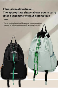 Portable Tennis badminton Racket Bag Versatile for outdoor use Lightweight Drawstring Back pack for Men and Women Hiking Bag - Buy online at  Vibe In Cart.