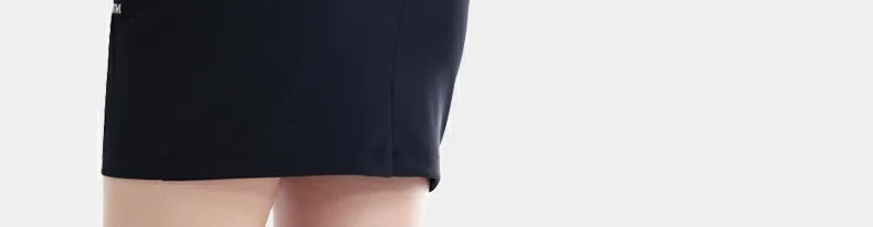 Pgm Golf Clothing Women's Short Skirt Breathable Quick Drying Sports Pencil Skirt Casual Zipper Pocket Skorts with Inner Shorts