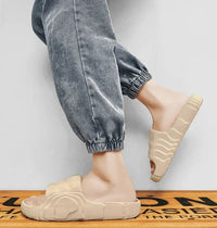 Soft Home Slippers Couple Summer Indoor Skid Proof Bathroom Slippers Sandals Hotel Solid Color Men Women Flip Flops Flat Shoes - Buy online at  Vibe In Cart.