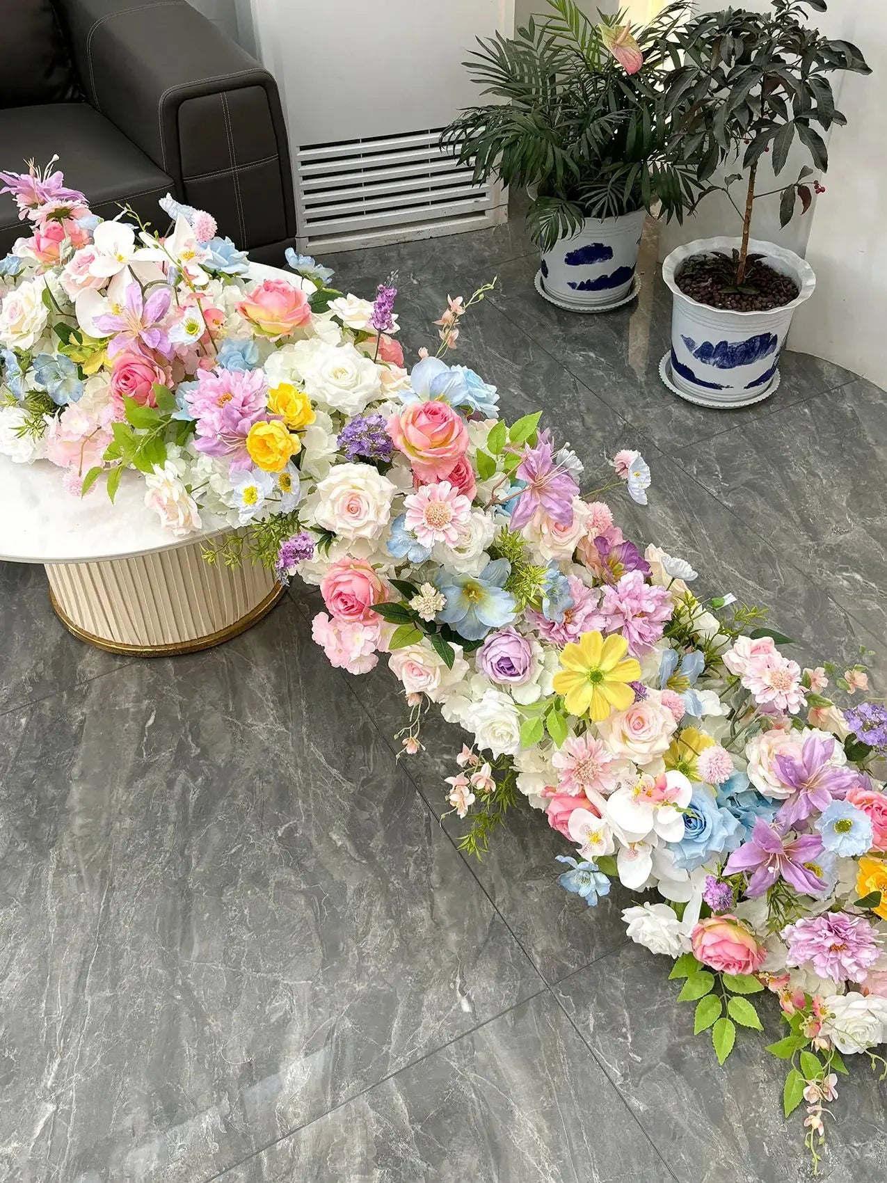 Uflower Luxury Artificial Flower Row 100/200cm Table Centerpiece Wedding Decoration Arch Backdrop Event Stage Flora - Buy online at  Vibe In Cart.