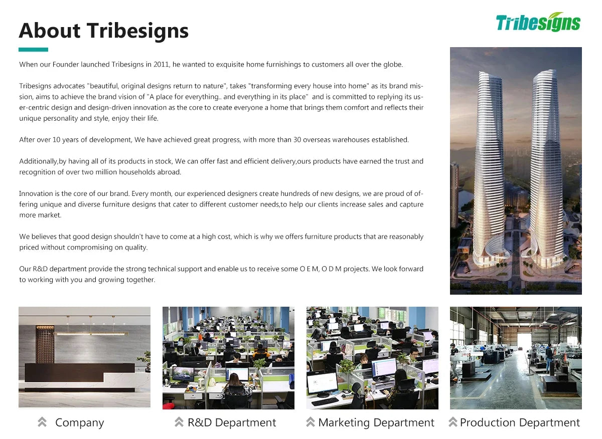 Modern Wooden Office Desk with Metal Legs, 70.9 Inches