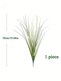 Artificial Reed Grass Large Fake Onion Grass Plants Tropical Green Plants Leaves Bouquet PVC Grass For Wedding Garden Offic - Buy online at  Vibe In Cart.