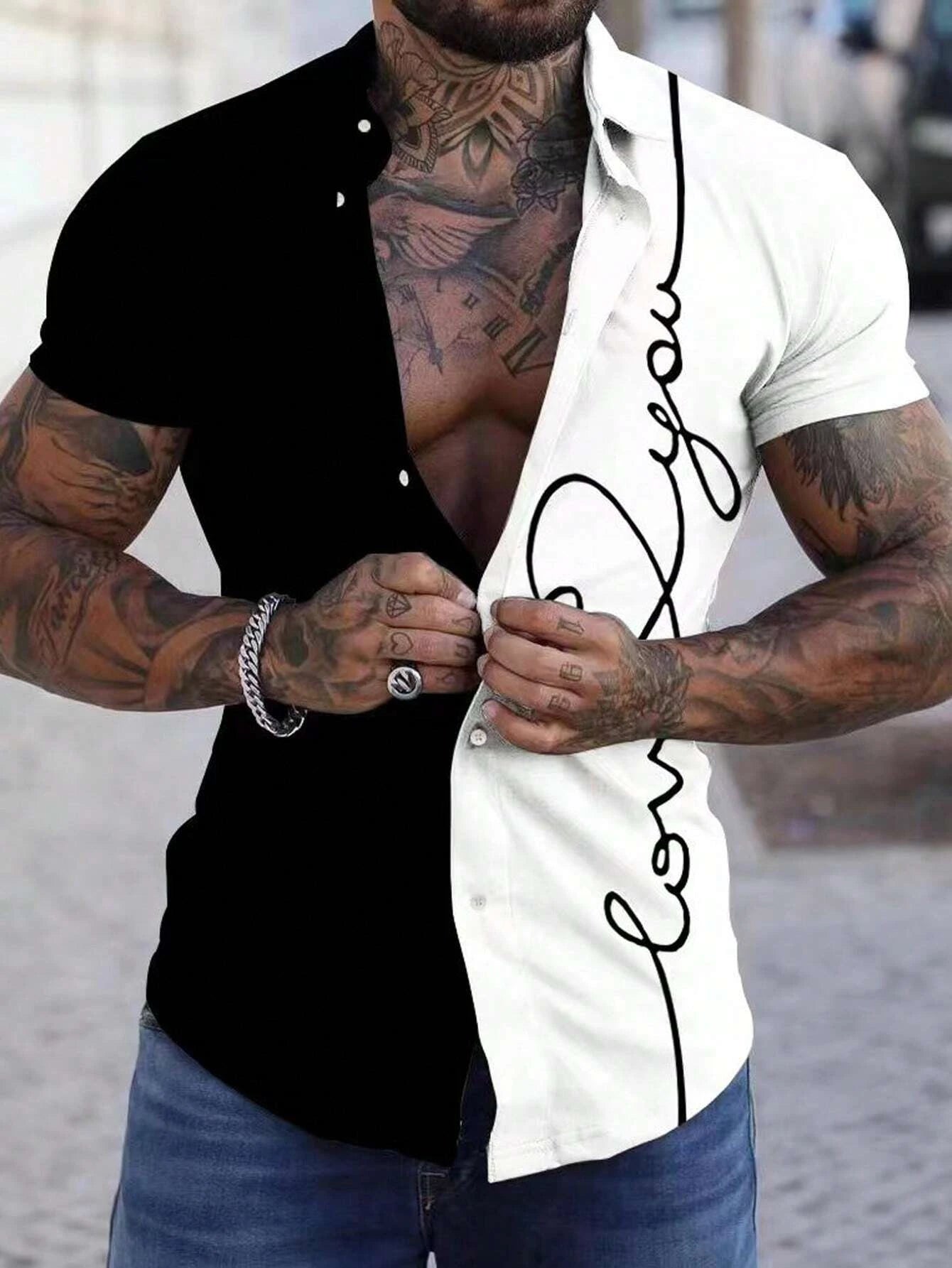 Summer 3D Graffiti Blossom Printed Shirts For Men Children Fashion Streetwear Long Sleeve T Shirt Unisex Hawaiian Shirts Blouses - Buy online at  Vibe In Cart.