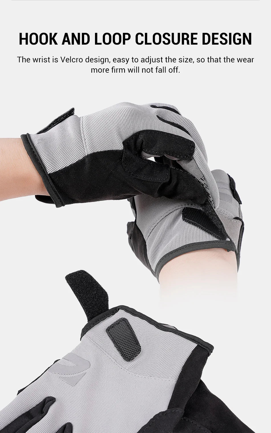 Noeby Fishing Gloves Non-slip Full Finger Outdoor Sun Protection Anti-UV Cycling Running Gloves Men Women Tackle - Buy online at  Vibe In Cart.