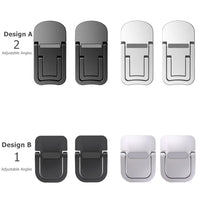 Adjustable Folding Mini Portable Laptop Stand in Black and Silver