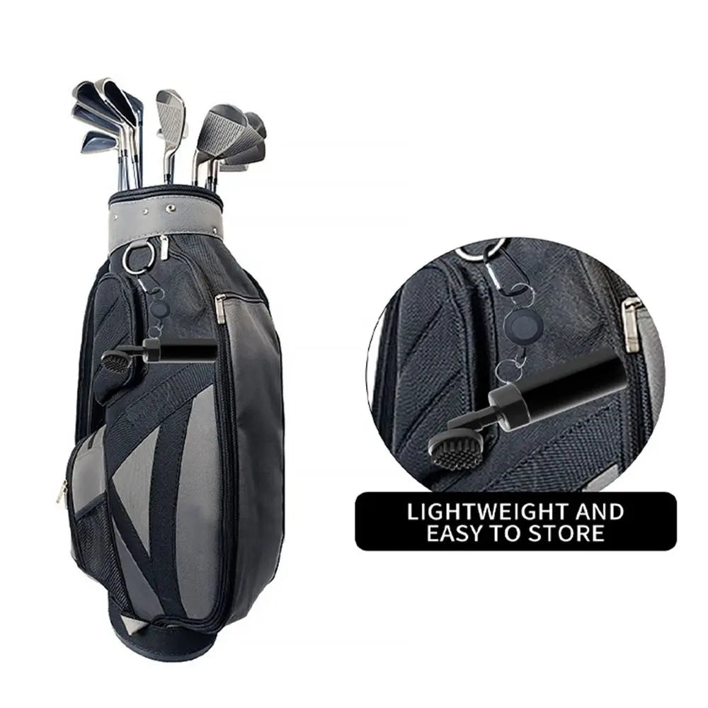 Golf Club Groove Cleaning Brush with Leakproof Water Reservoir and ABS Material