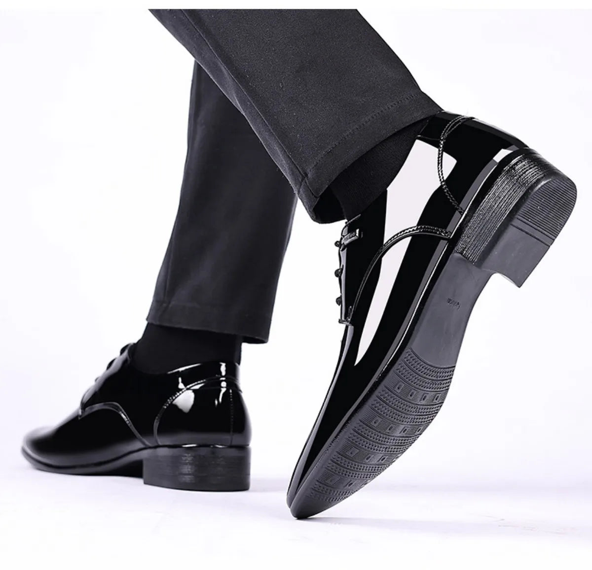 Men's Casual Dress Shoes Mesh Pattern Derby Shoe Classic Lace-up Pointed Formal Oxford Tuxedo Shoes For Men - Buy online at  Vibe In Cart.
