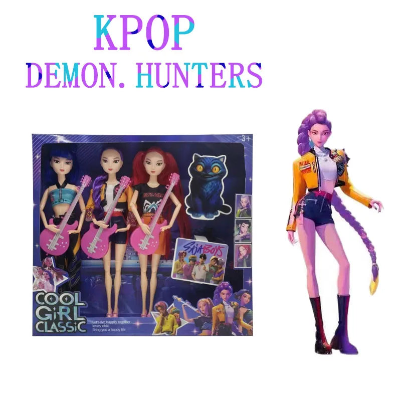 HOT Doll Toys Kpop Demon Hunters Action Figure Toy Rumi Mira Zoey Beautiful Princess Baby Girl Dolls Plastic DIY Toy for Girls - Buy online at  Vibe In Cart.