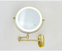 8 inch Makeup Mirror Chrome 3x/5x/7x/10x Magnifying Double Side USB Charging Bathroom 3 color light Smart Cosmetic Mirrors - Buy online at  Vibe In Cart.