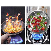 Stainless Steel Stir Fryer, Large Capacity Automatic Flipping and Cooking Machine, Home Outdoor Barbecue, Kitchen - Buy online at  Vibe In Cart.