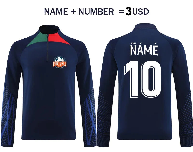 23-24 New Season Men Children Football Jersey Training Tracksuit Autumn Winter 2 Piece Long Sleeve Jacket Pants Soccer Uniform - Buy online at  Vibe In Cart.