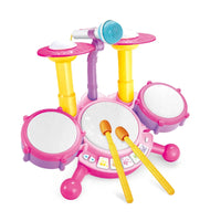 Kids Drum Set Toddlers 1-3 Musical Baby Educational Instruments Toys for Toddlers Girl Microphone Learning Activities Gifts - Buy online at  Vibe In Cart.