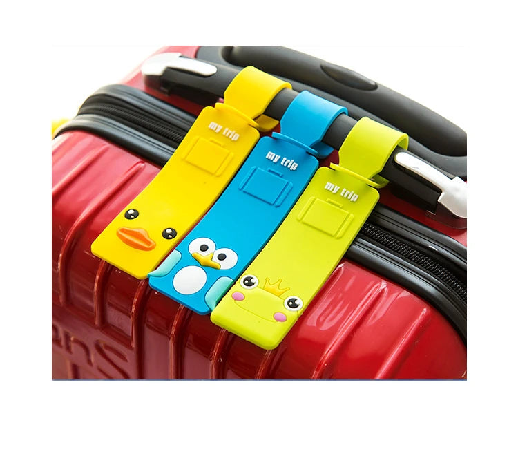 Animal Print PU Material Luggage Tag for Suitcases 23.5cm x 4cm