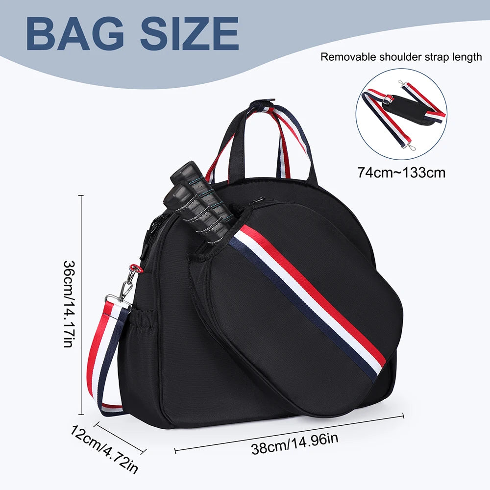 Adjustable Pickleball Paddle Backpack Bag Multi Sport Large Capacity Storage Tennis Racquetball Equipment For Men Women - Buy online at  Vibe In Cart.