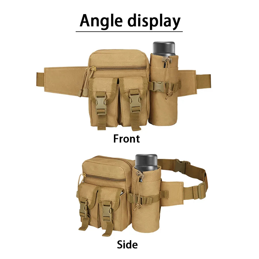 Multi-sport water bottle waist bag is detachable and suitable for outdoor sports such as mountaineering, camping, and hiking - Buy online at  Vibe In Cart.