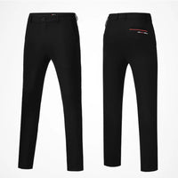Men's Slim Fit Golf Trousers in Cotton and Polyester
