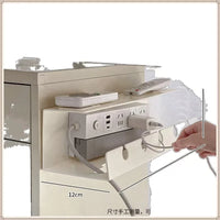 Under Desk Plastic Cable Management Tray With Clamp And Cord Holder