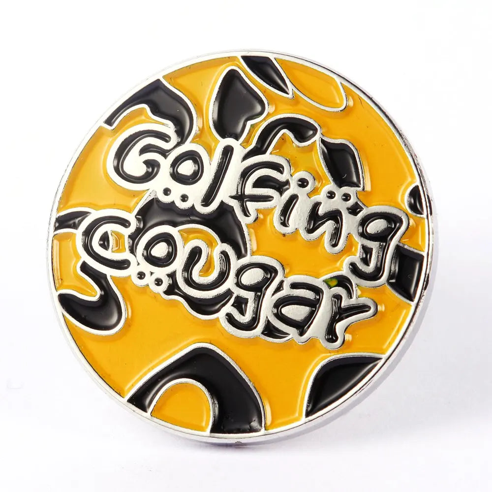 Magnetic Alloy Golf Marker with Hat Clip for Golf