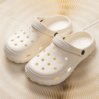 Adult Closed Toe Non-Slip Summer Outdoor Slippers with EVA Outsole