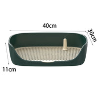 Pet Dog Toilet Portable Dog Potty Pan Trainer Litter Box Anti-Splash Pets Wc Toilet Puppy Kitten Cleaning Tool - Buy online at  Vibe In Cart.