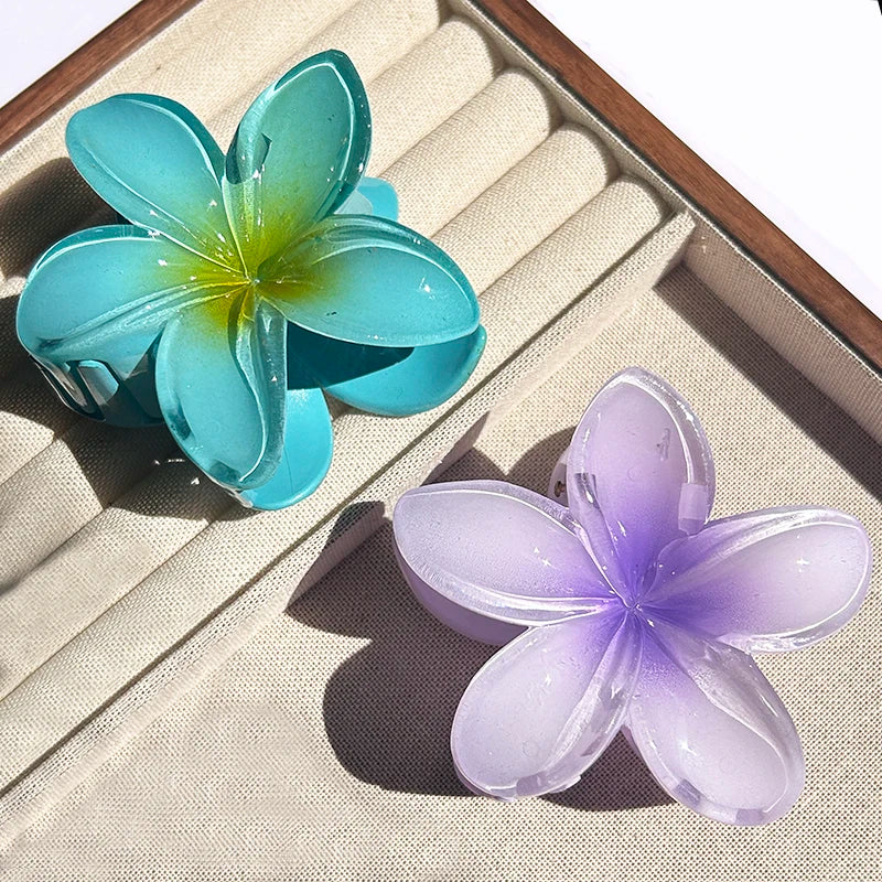 Large Plastic Hair Claw Clip for Women, Bohemian Style, 1-3 Pack