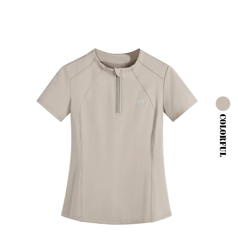 Women's 2-Piece Tennis Skirt and Top Set, Polyester Elastane