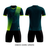 Unisex Soccer Uniform Jersey and Shorts Set for Futsal Training