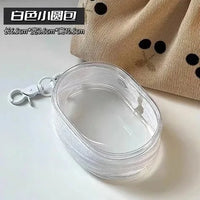 Black Transparent Portable Cable Organizer Bag for Travel Accessories