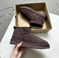 2026 New Classic Ultra Mini Platform Boots Leather Suede Wool Comfort Winter Womens Fur Slippers K98 ‮34-53 SeziS UggS - Buy online at  Vibe In Cart.
