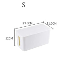 Plastic Desktop Storage Box for Cable Management