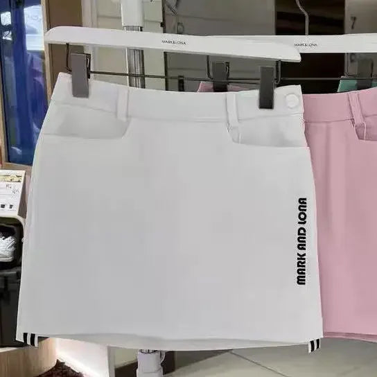 Slimming Golf Skort - A-Line Shape Tech + Built-in Shorts, On/Off Course Wear