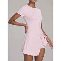 FUBEIKE New Fake Two-Piece Anti-Exposure Tight-Fitting Sports Dress Slimming Strap Casual Fitness Back Yoga Tennis Dress - Buy online at  Vibe In Cart.