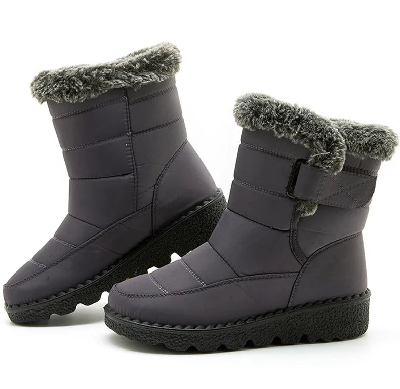 Women's Boots 2025 Trend Winter Shoes For Woman Winter Boots Ankle Low Heels Botas Mujer Waterproof Snow Boots With Fur Shoes - Buy online at  Vibe In Cart.