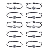 10Pcs Soccer Football Bracelets Knitted Braiding Alloy Adjustable Basketball Bracelet for Boys Girls Gifts Football Accessories - Buy online at  Vibe In Cart.