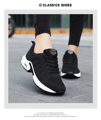 Women's Breathable Running Shoes Lightweight White Casual Sneakers