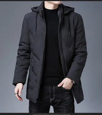 Top Grade Designer New Brand Men Parka Jacket Thick Casual Fashion Windbreaker Hooded Quilted Bubble Coats Long Mens Clothes - Buy online at  Vibe In Cart.