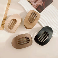 PC Hair Claw Clip for Women New Design Leopard Matte Curved Flat Styling Barrettes Acrylic Lying Down Hair Accessories - Buy online at  Vibe In Cart.