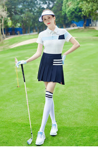 TTYGJ Golf Skirts for Women School Style Golf Clothing Versatile High Waist Skorts Ladies Anti-light Pleated Tennis Skirt XS-XL - Buy online at  Vibe In Cart.