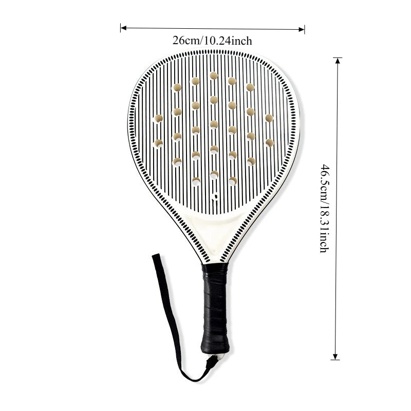 Lightweight Carbon Fiber Padel Tennis Racket For Men And Women