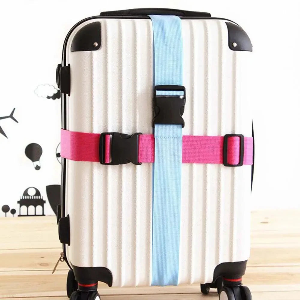 Adjustable Nylon Luggage Strap 100-200cm Length 5cm Width